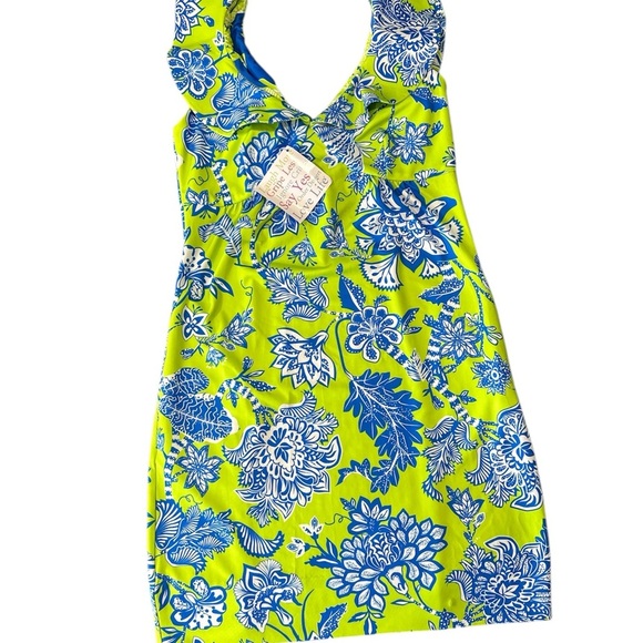 Gretchen Scott Jersey Fling Fantasy Ruffle Dress with Pockets - Women’s XS NWT - Picture 3 of 6